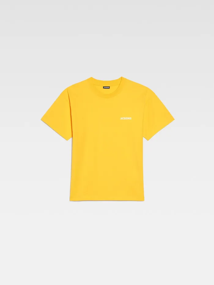 JACQUEMUS Tshirts Classic Logo TShirt Yellow 8211 Men