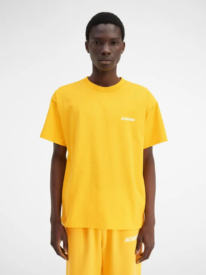 JACQUEMUS Tshirts Classic Logo TShirt Yellow 8211 Men