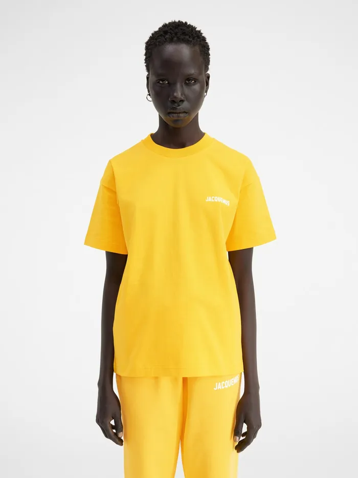 JACQUEMUS Tshirts Classic Logo TShirt Yellow 8211 Men