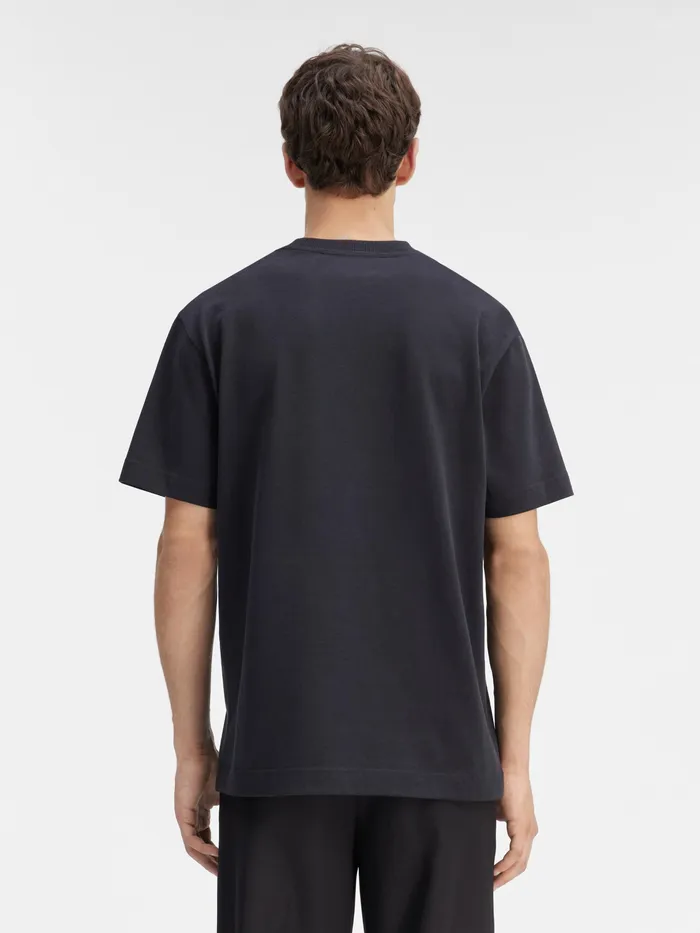 JACQUEMUS Tshirts Grosgrain Logo TShirt Black 8211 Men
