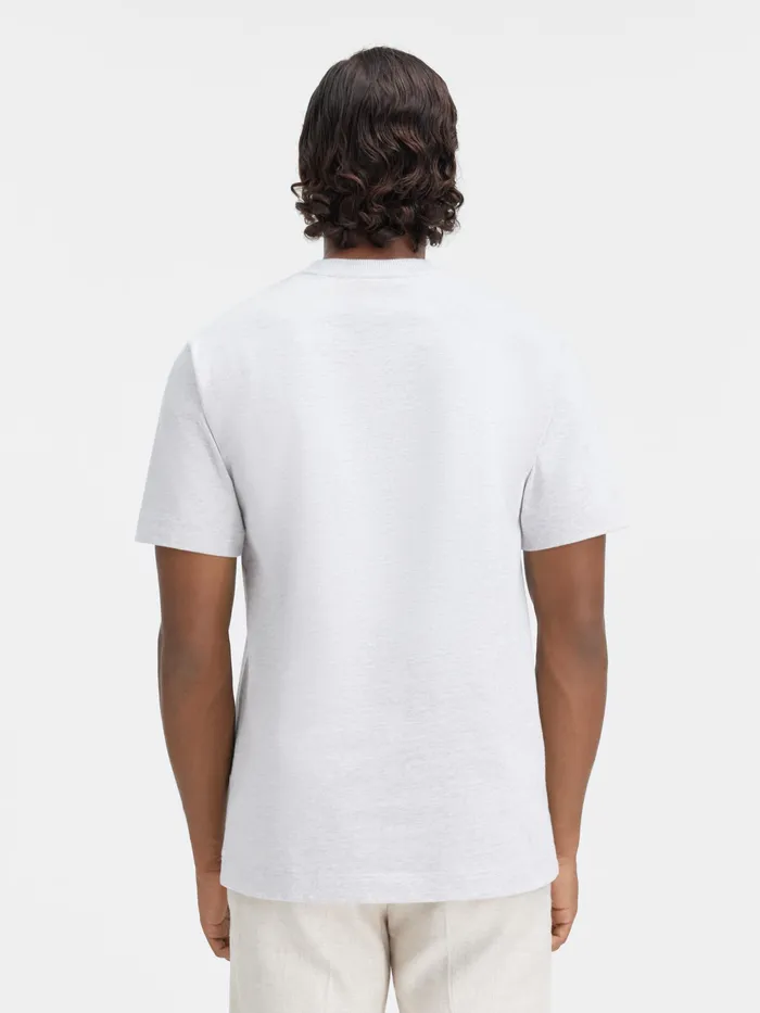 JACQUEMUS Tshirts Grosgrain Logo TShirt Grey 8211 Men