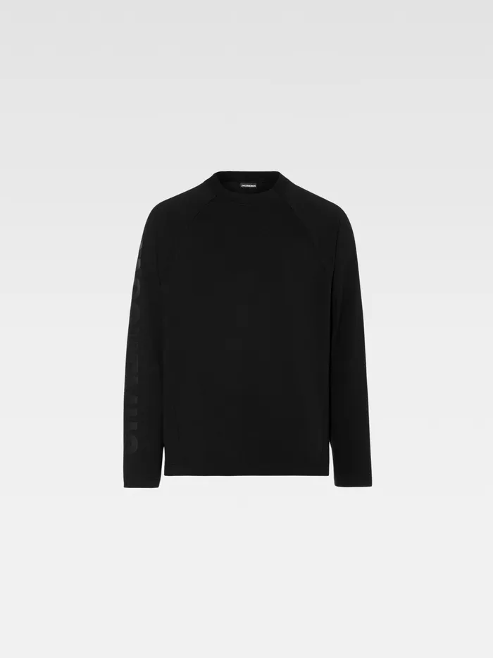 JACQUEMUS Tshirts Logo Sleeve TShirt Black 8211 Men