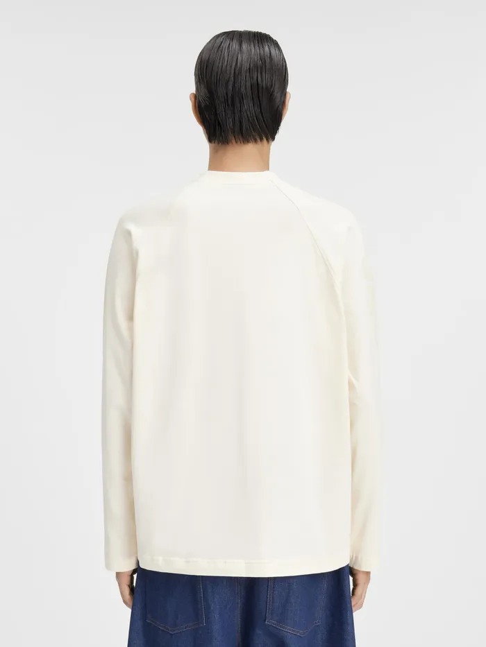 JACQUEMUS Tshirts Logo Sleeve TShirt Light Beige 8211 Men