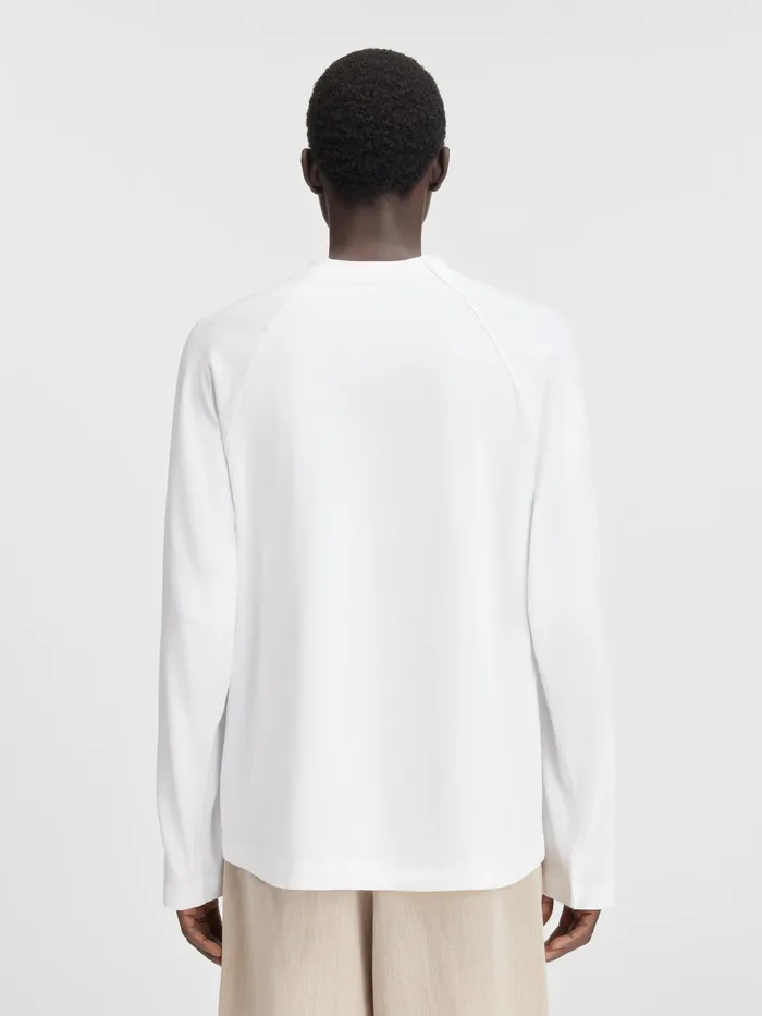 JACQUEMUS Tshirts Logo Sleeve TShirt White 8211 Men