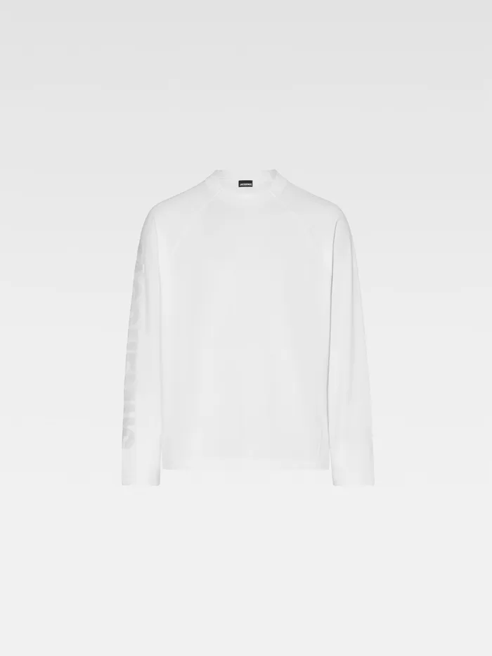 JACQUEMUS Tshirts Logo Sleeve TShirt White 8211 Men