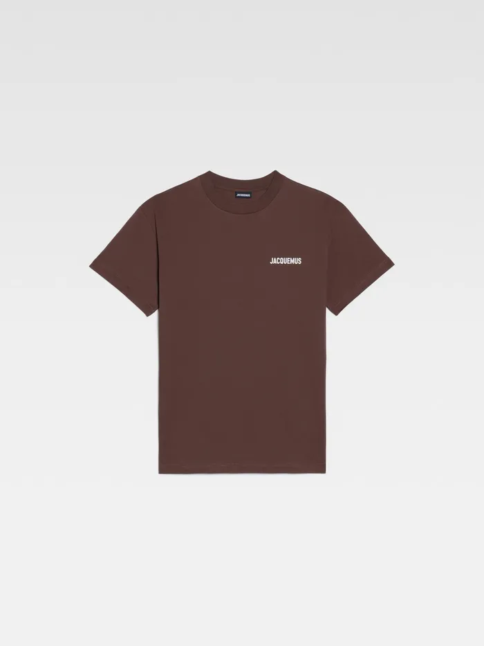 JACQUEMUS Tshirts Logo TShirt Brown 8211 Men