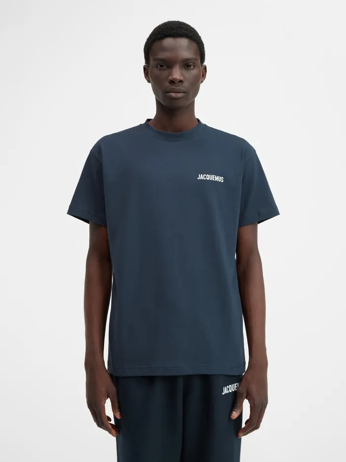 JACQUEMUS Tshirts Logo TShirt Dark Navy 8211 Women