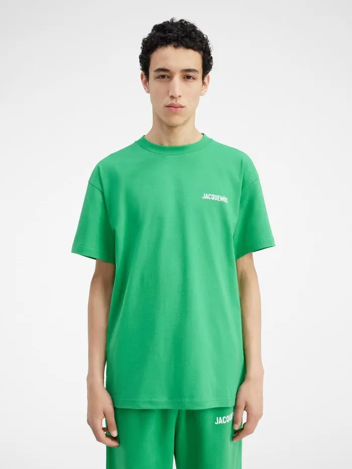 JACQUEMUS Tshirts Logo TShirt Green 8211 Men
