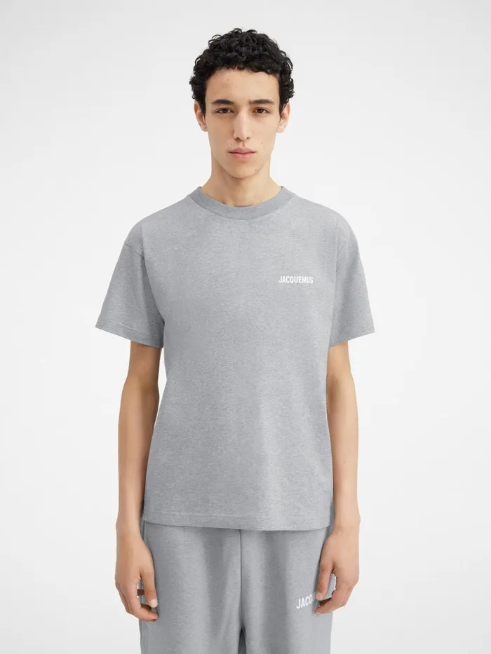 JACQUEMUS Tshirts Logo TShirt Grey 8211 Women