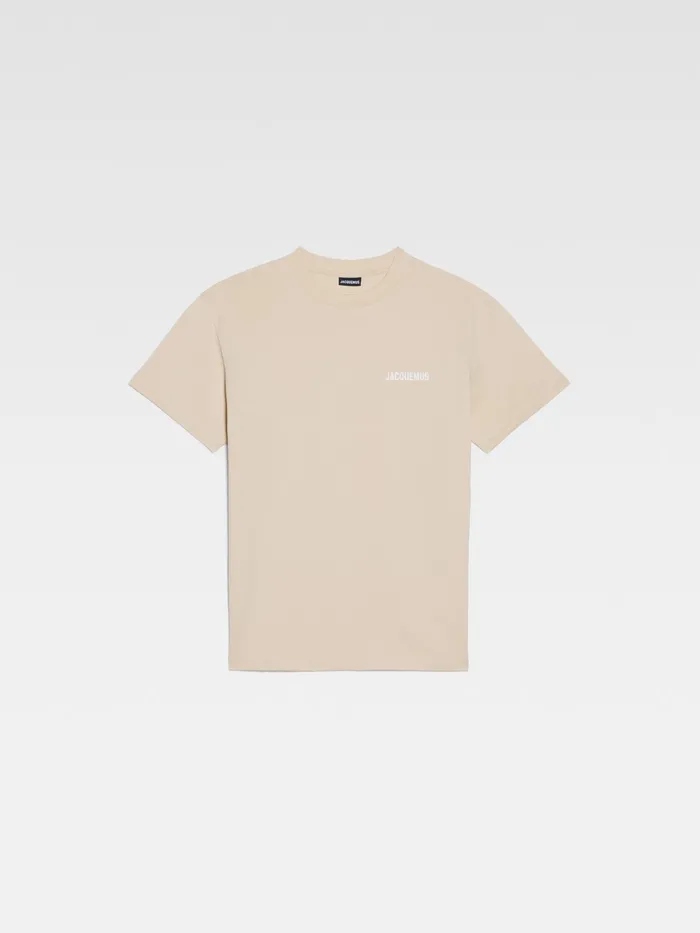 JACQUEMUS Tshirts Logo TShirt Light Beige 8211 Men