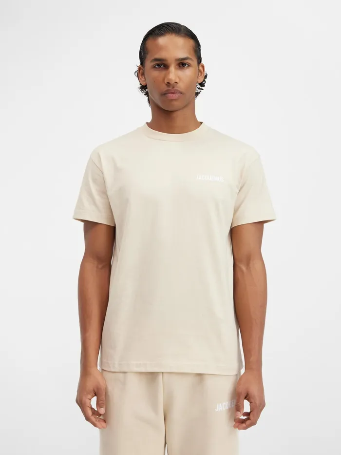 JACQUEMUS Tshirts Logo TShirt Light Beige 8211 Men