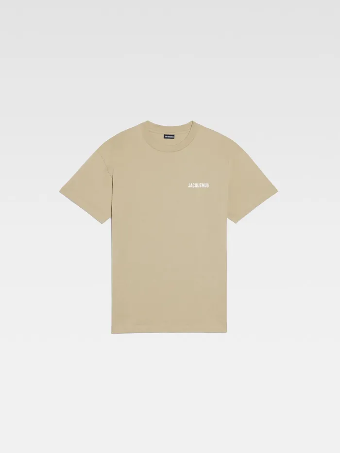 JACQUEMUS Tshirts Logo TShirt Light Khaki 8211 Men