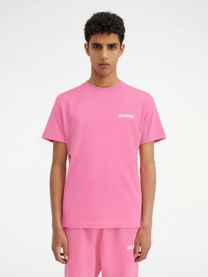 JACQUEMUS Tshirts Logo TShirt Pink 8211 Men