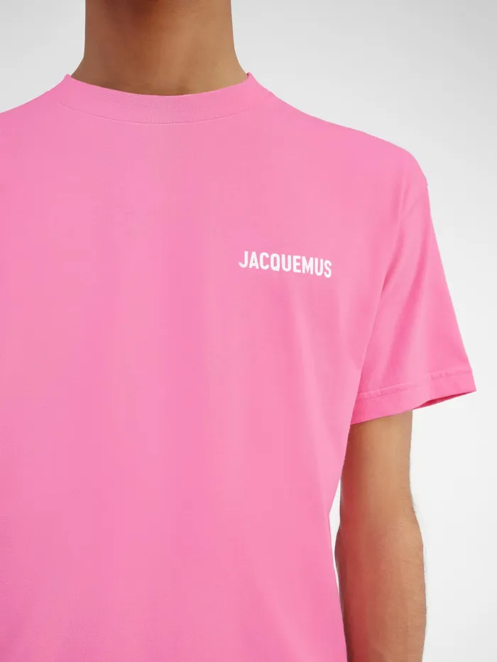 JACQUEMUS Tshirts Logo TShirt Pink 8211 Men