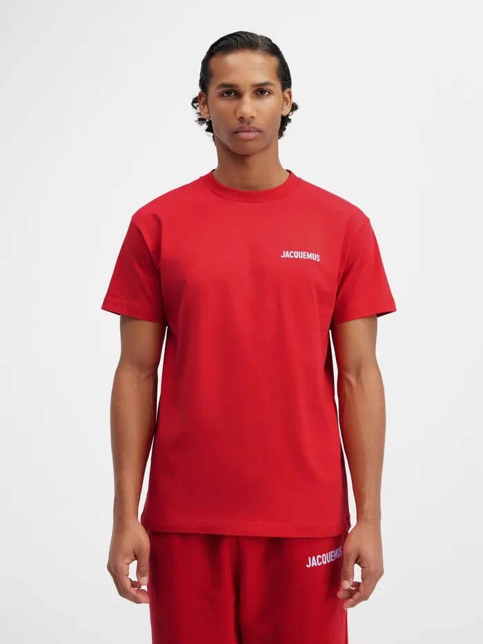 JACQUEMUS Tshirts Logo TShirt Red 8211 Women