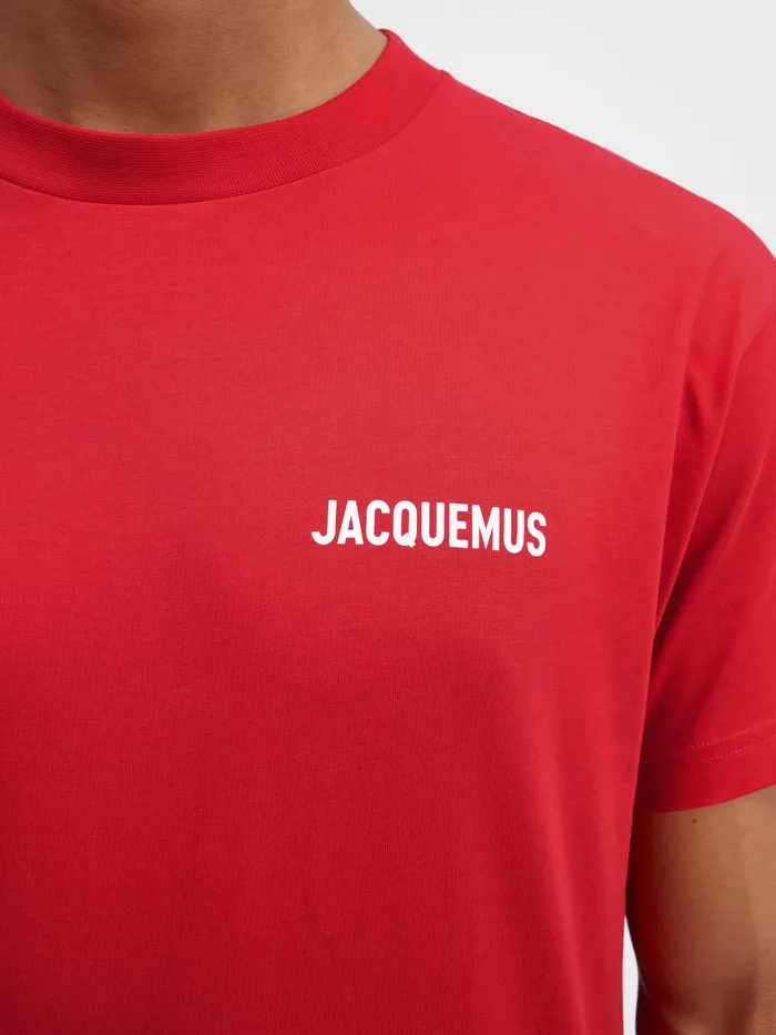 JACQUEMUS Tshirts Logo TShirt Red 8211 Women