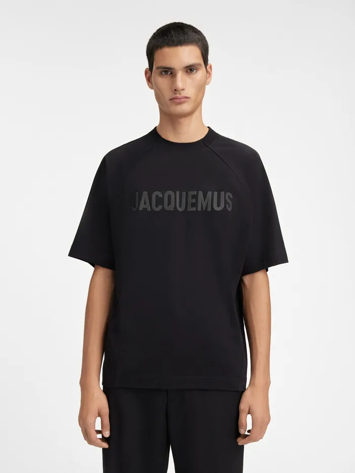 JACQUEMUS Tshirts Raglan Logo TShirt Black 8211 Men