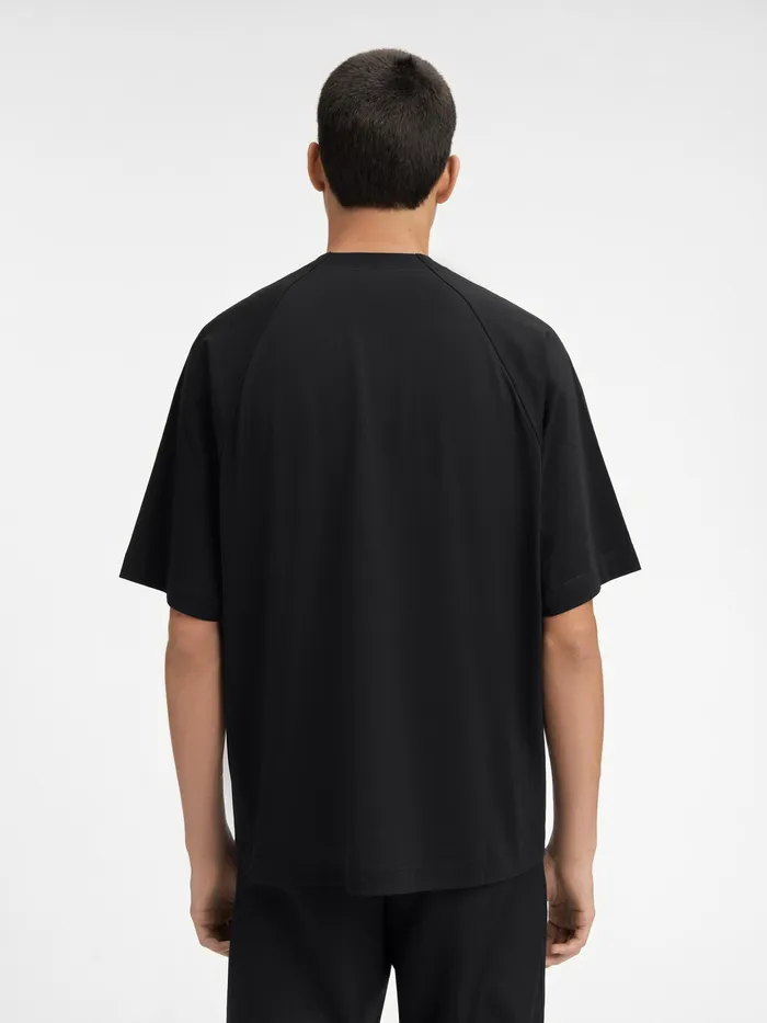 JACQUEMUS Tshirts Raglan Logo TShirt Black 8211 Men
