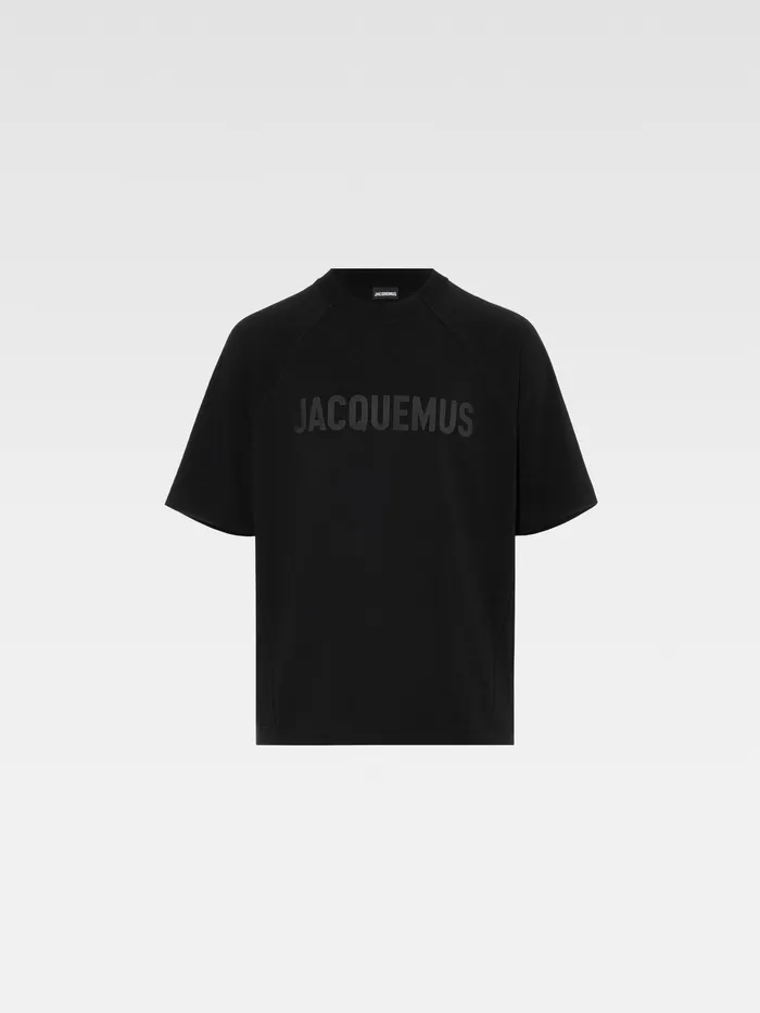 JACQUEMUS Tshirts Raglan Logo TShirt Black 8211 Men