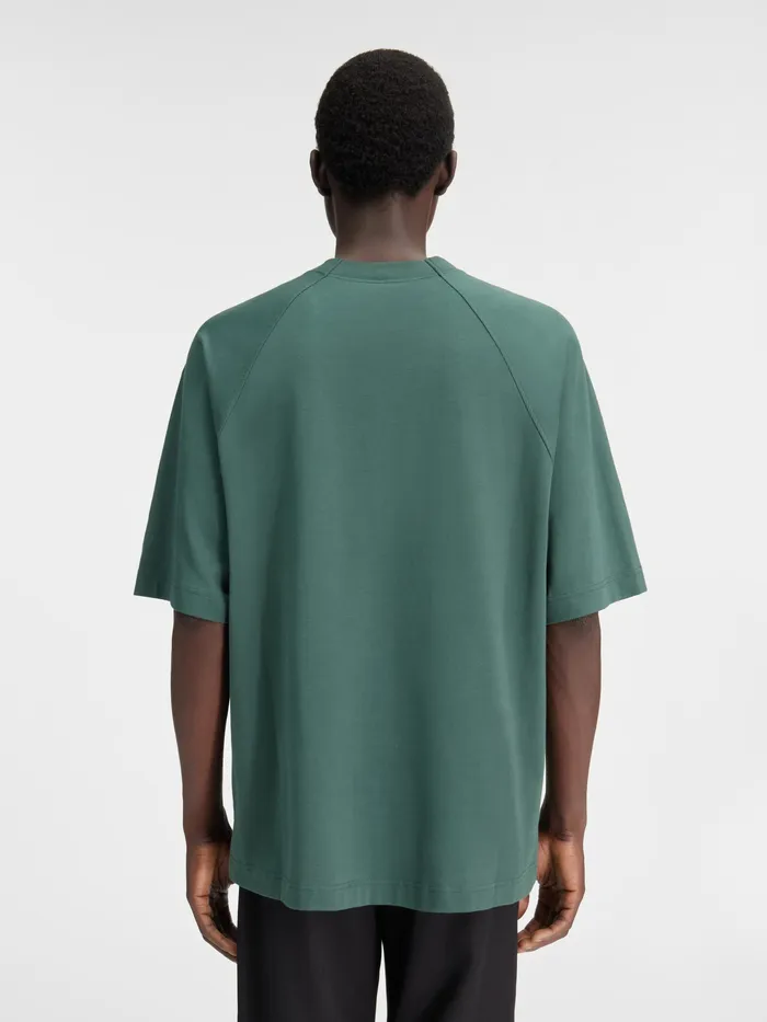 JACQUEMUS Tshirts Raglan Logo TShirt Dark Green 8211 Men