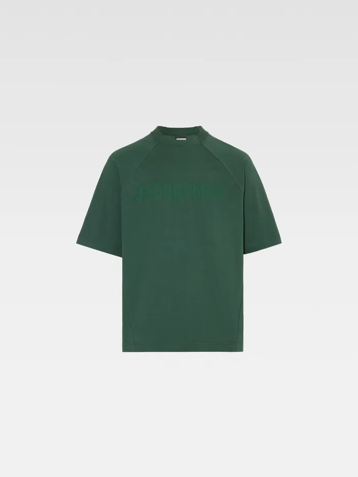 JACQUEMUS Tshirts Raglan Logo TShirt Dark Green 8211 Men