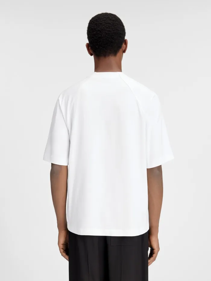 JACQUEMUS Tshirts Raglan Logo TShirt White 8211 Men