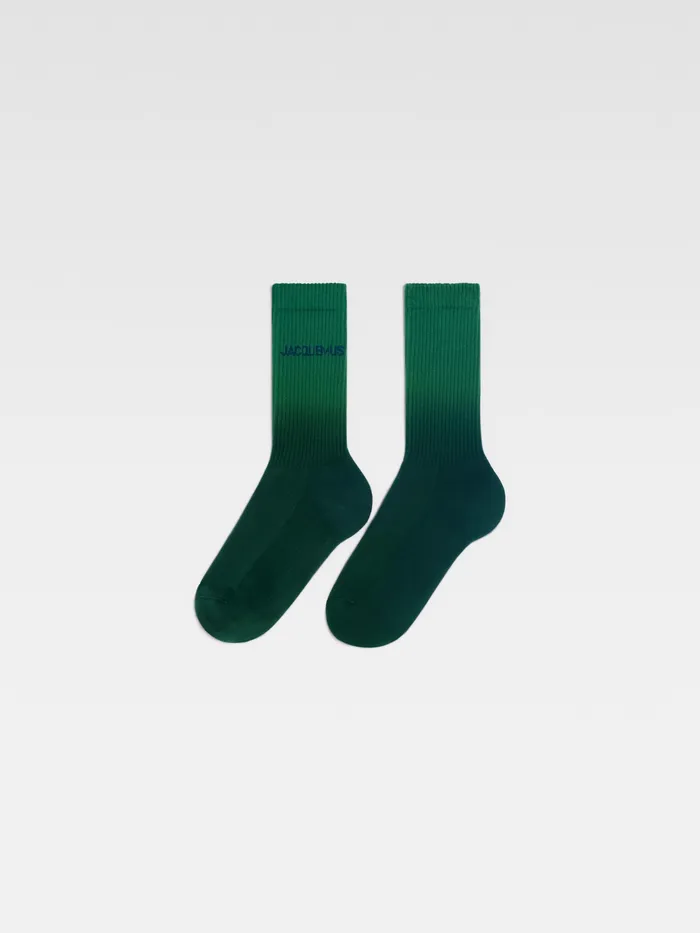 JACQUEMUS Textile Accessories Gradient Socks Khaki 8211 Men