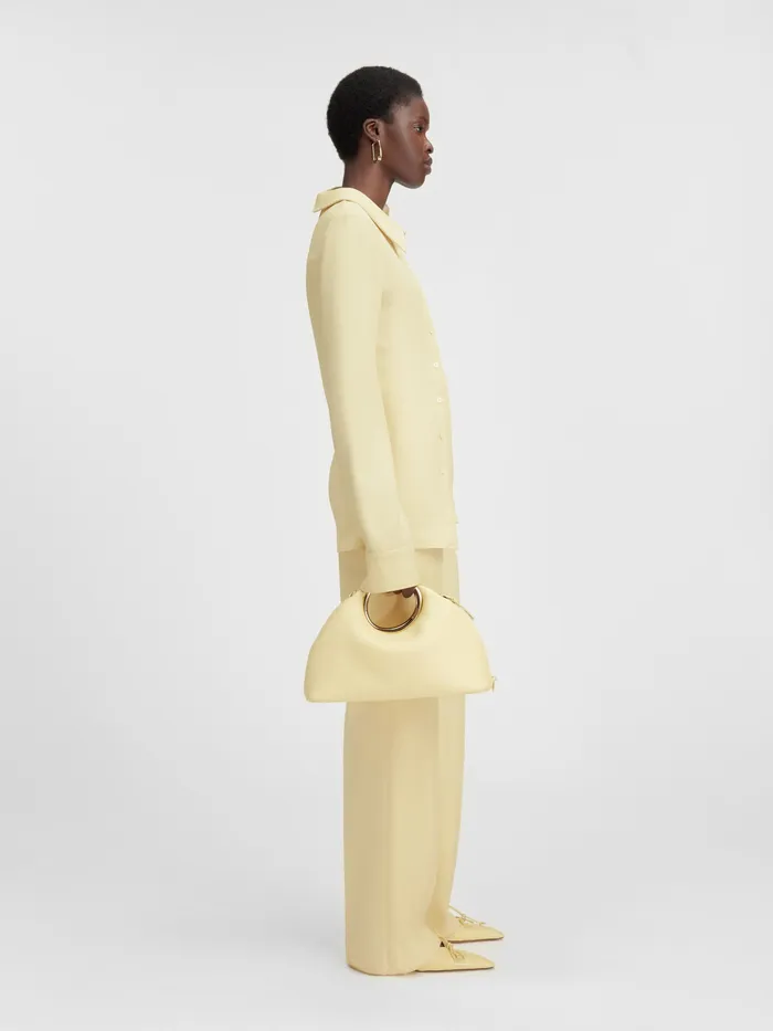JACQUEMUS Tops Asymmetric Shirt Pale Yellow 8211 Women