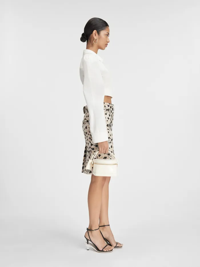 JACQUEMUS Tops Belted Bolero Shirt White 8211 Women