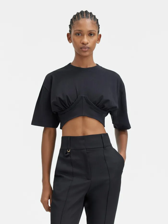 JACQUEMUS Tops Bustier TShirt Black 8211 Women