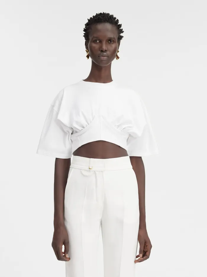 JACQUEMUS Tops Bustier TShirt White 8211 Women