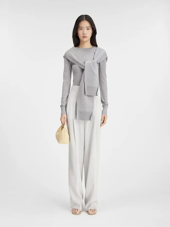 JACQUEMUS Tops Cardigan Sweater Grey 8211 Women