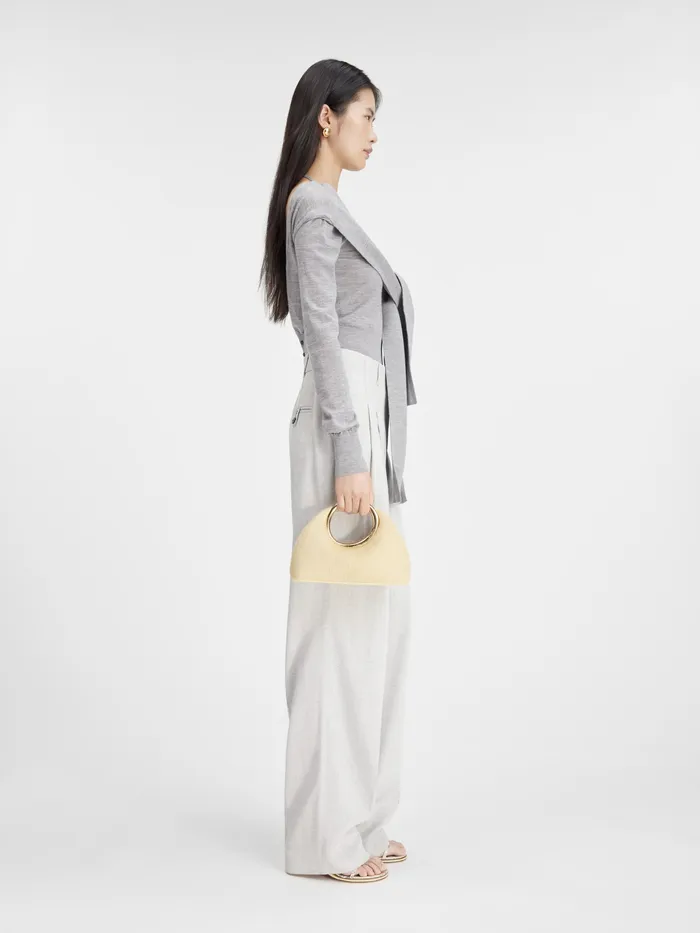 JACQUEMUS Tops Cardigan Sweater Grey 8211 Women