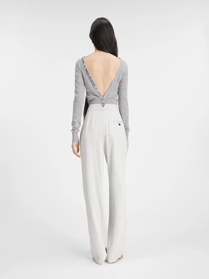 JACQUEMUS Tops Cardigan Sweater Grey 8211 Women