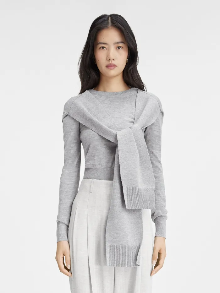 JACQUEMUS Tops Cardigan Sweater Grey 8211 Women