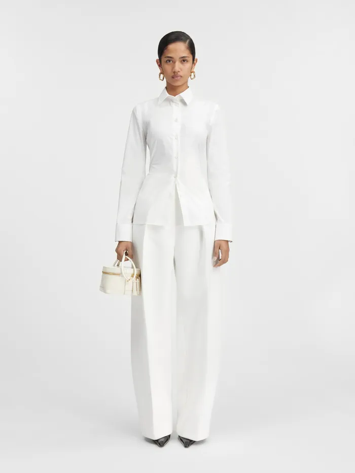 JACQUEMUS Tops Fitted Backless Shirt White 8211 Women