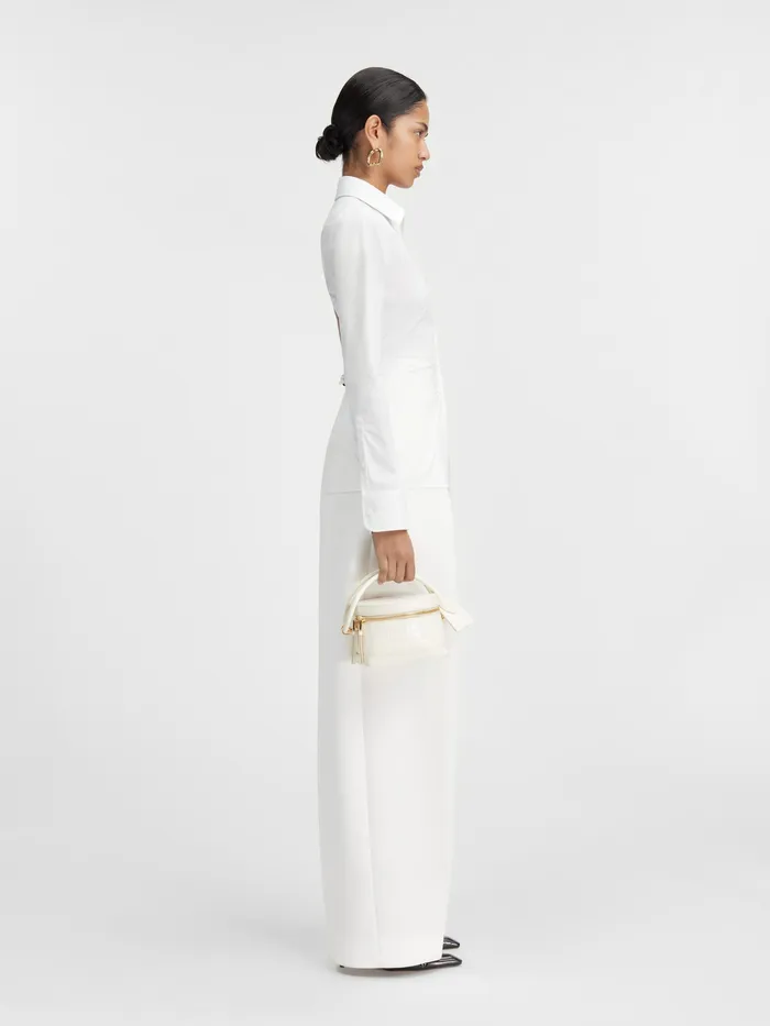 JACQUEMUS Tops Fitted Backless Shirt White 8211 Women