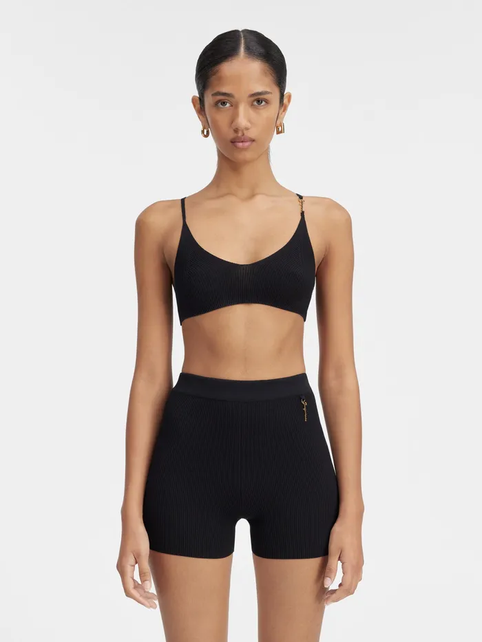 JACQUEMUS Tops Knit Bra Black 8211 Women