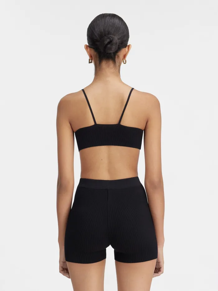 JACQUEMUS Tops Knit Bra Black 8211 Women