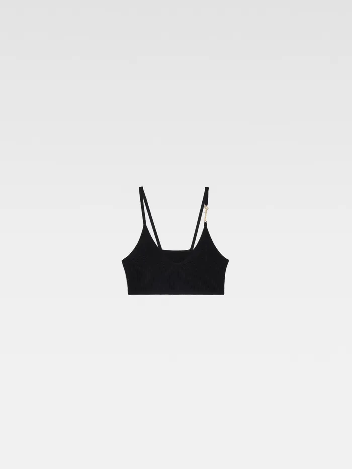 JACQUEMUS Tops Knit Bra Black 8211 Women
