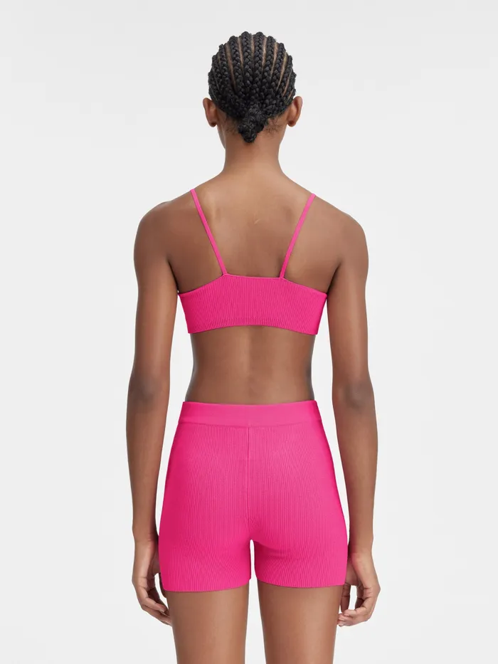 JACQUEMUS Tops Knit Bra Pink 8211 Women