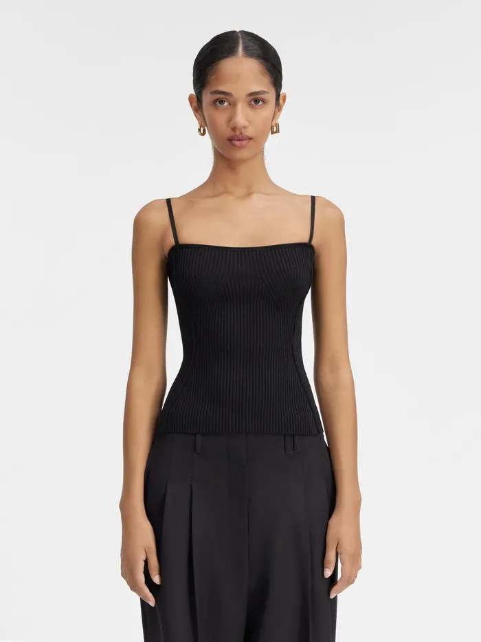 JACQUEMUS Tops Lingerie Tank Top Black 8211 Women