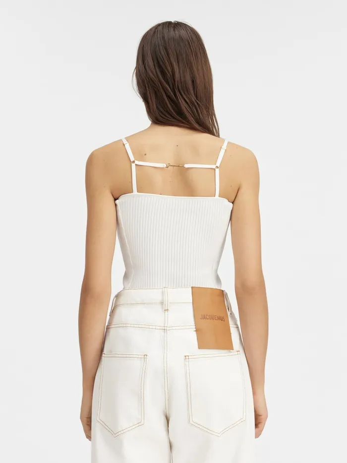 JACQUEMUS Tops Lingerie Tank Top Offwhite 8211 Women