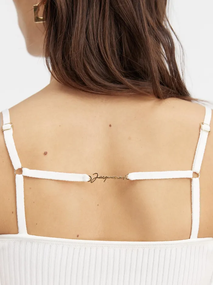 JACQUEMUS Tops Lingerie Tank Top Offwhite 8211 Women