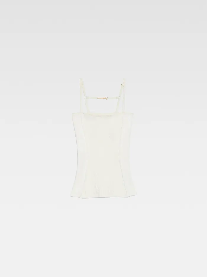 JACQUEMUS Tops Lingerie Tank Top Offwhite 8211 Women