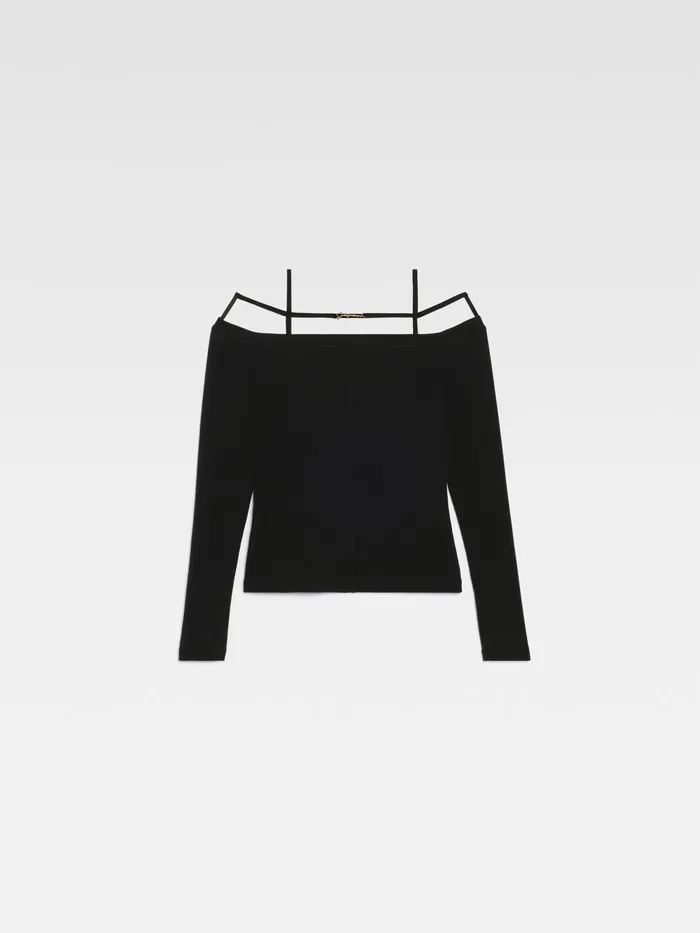 JACQUEMUS Tops Long Sleeve Lingerie TShirt Black 8211 Women