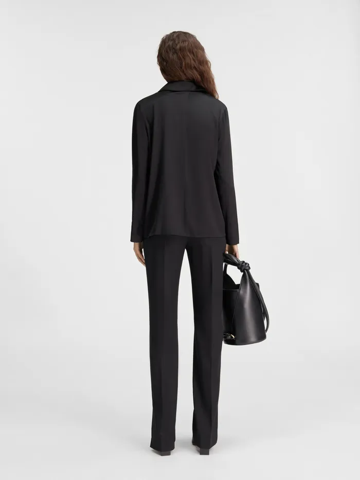 JACQUEMUS Tops Open Charm Logo Shirt Black 8211 Women