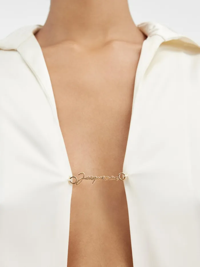JACQUEMUS Tops Open Charm Logo Shirt Offwhite 8211 Women