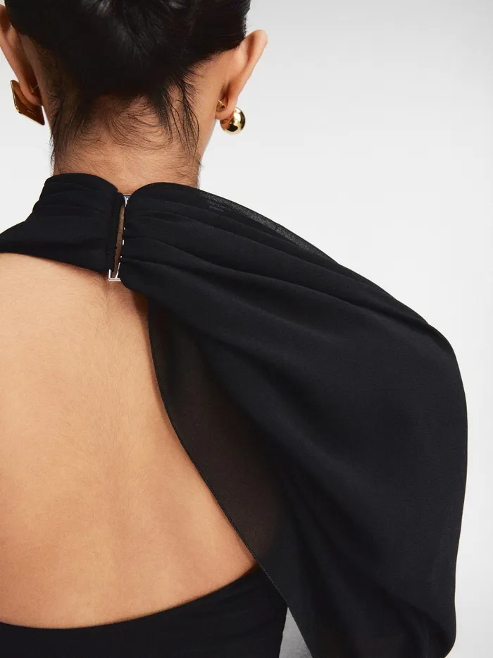 JACQUEMUS Tops Padded Shoulder Top Black 8211 Women