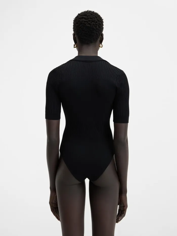 JACQUEMUS Tops Polo Bodysuit Black 8211 Women